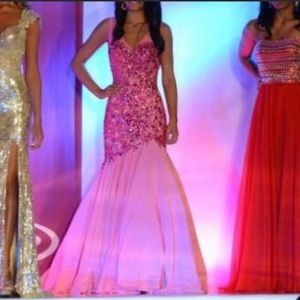 Pink Sherri Hill Mermaid Gown